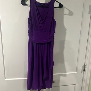 Chaps purple midi dress, semi formal